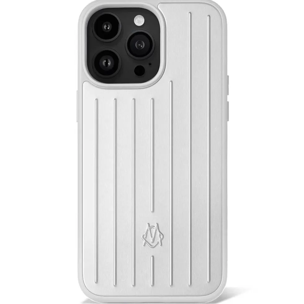 RIMOWA Iphone Pro Max^Tech Accessories - Aluminium Silver Case For Iphone 14 Pro Max