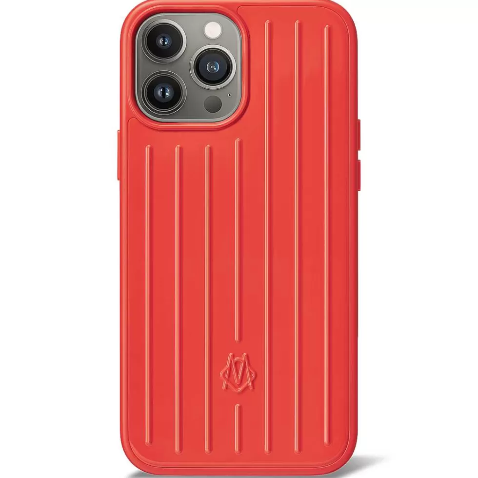 RIMOWA Iphone Pro Max^Tech Accessories - Polycarbonate Flamingo Red Case For Iphone 13 Pro Max